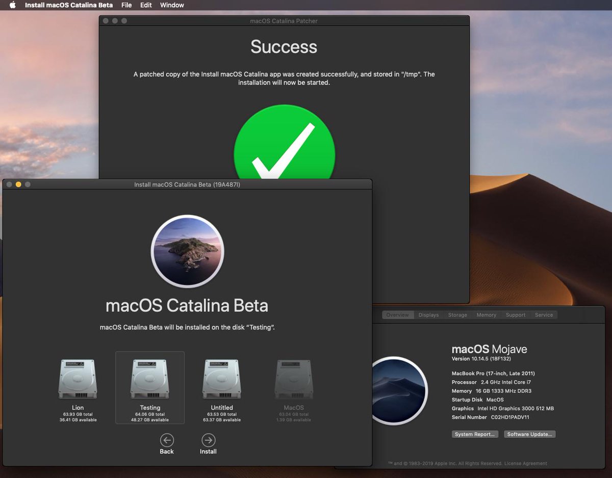 Macos catalina patcher tool for unsupported macs free