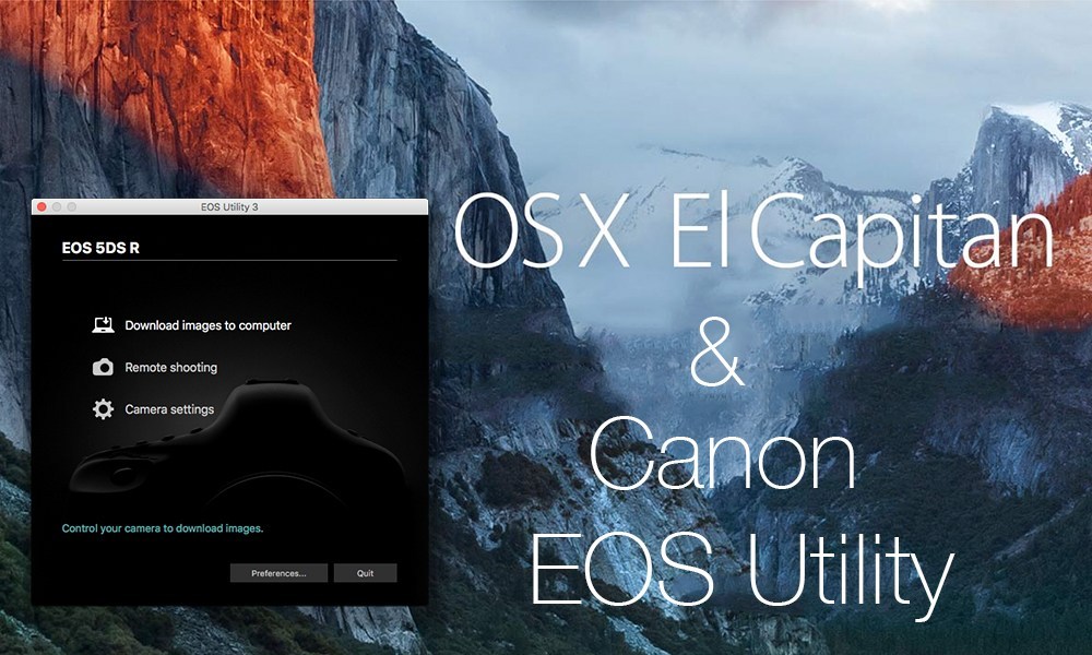 Eos utility update for el capitan 2